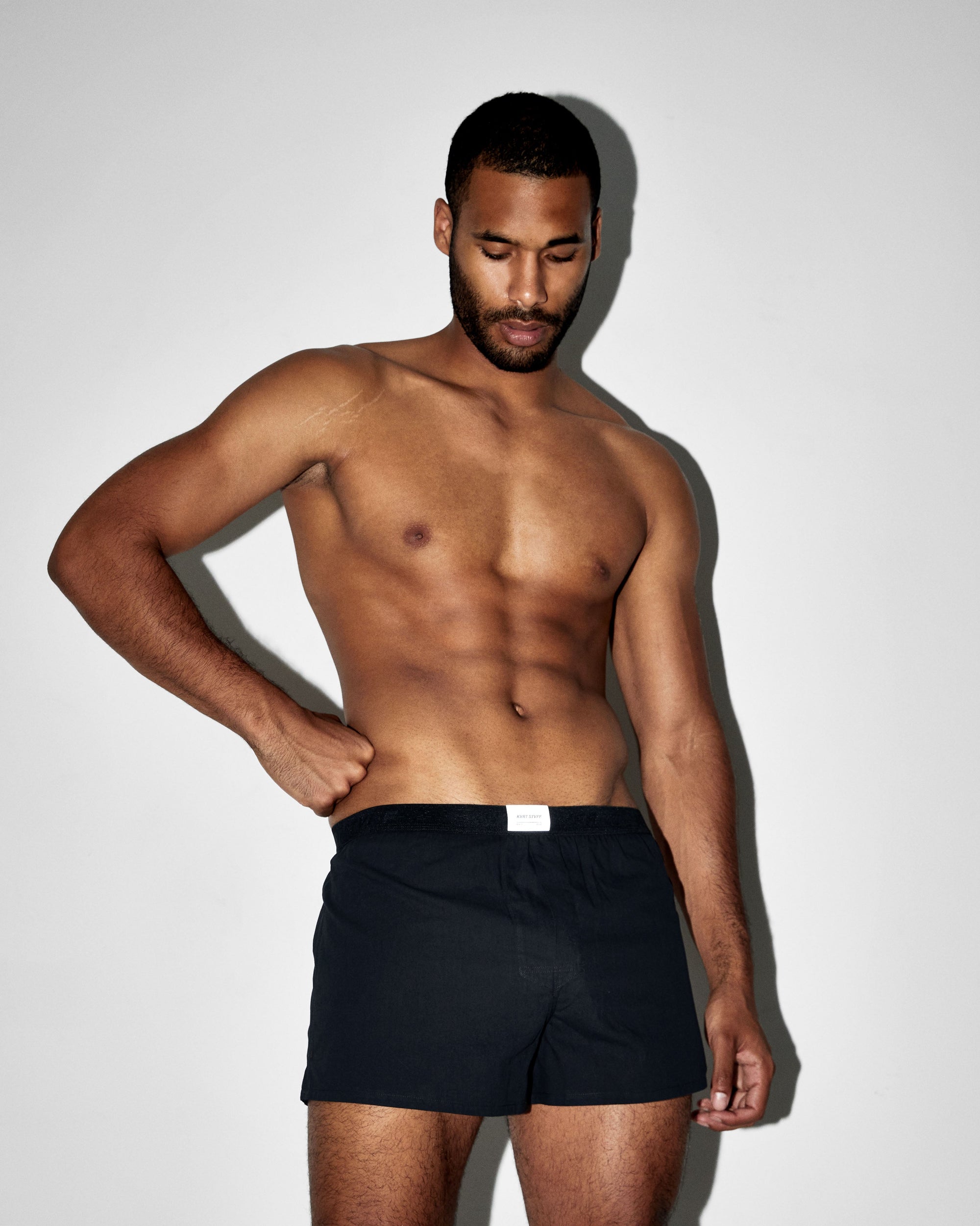 2 Pack Black KVRT Cotton Boxer